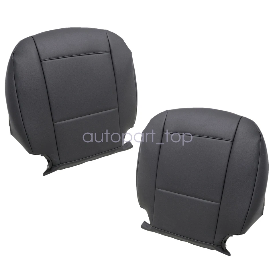 For 1998-05 BMW 3 Series E46 Driver & Passenger Bottom Leather Seat Cover Black - image 2 of 4