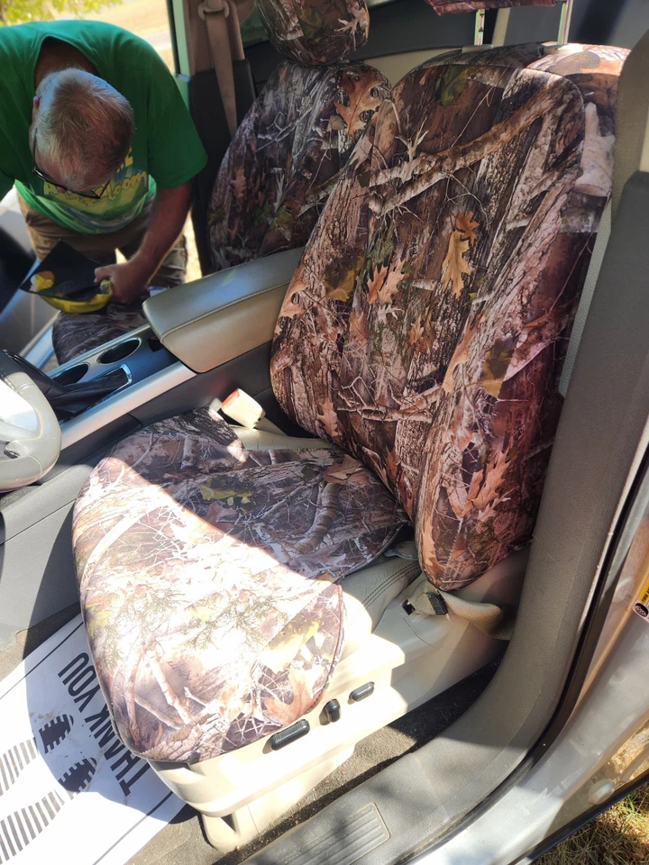 Ford Edge Cal Trend 2011-14 fundas de asiento de neopreno primera fila en camuflaje ¡súper bonitas! Foto 2 de 3