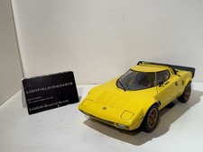 KYOSHO 1:18 LANCIA STRATOS HF STRIKING YELLOW 08131Y WORKING FEATURES VERY RARE