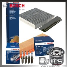 SERVICE KIT for Renault Clio 1.2 MK 3 (2009-2013) - Bosch Filters & Spark Plugs