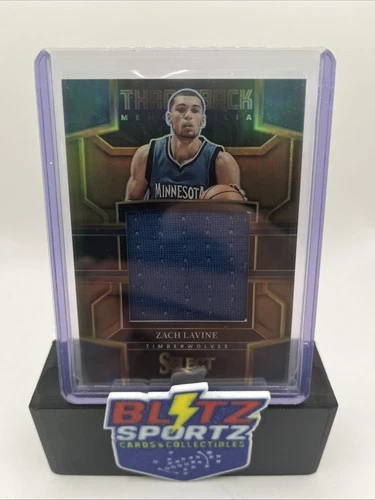 2022-23 Panini Throwback Memorabilia Zach LaVine #TM-ZL Copper Prizm /49