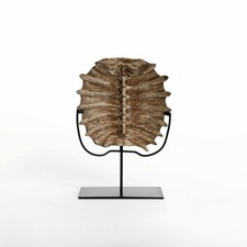 Tischornament mit Metallst&auml;nder chinesischer Stil Skulptur mit Metallfu&szlig; antik