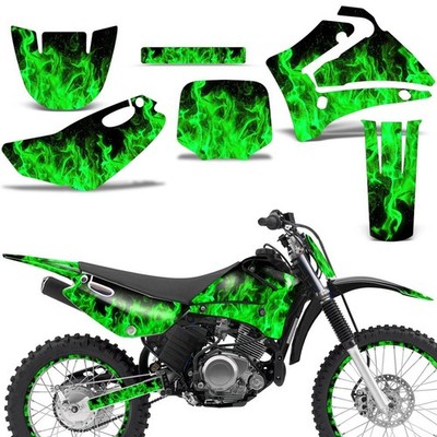 Graphic Stickers +#PLT/RIM Decals For Yamaha TTR125 2000-2007 ICEFLAMES G