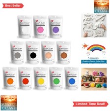 Air Dry Foam Clay 12 Colors 2.65 lb Modeling Clay for Slime Cosplay Figures
