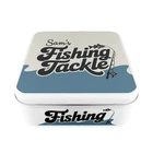 Personalised Fishing Tin - Fishermen Tackle Metal Storage Gifts for Him