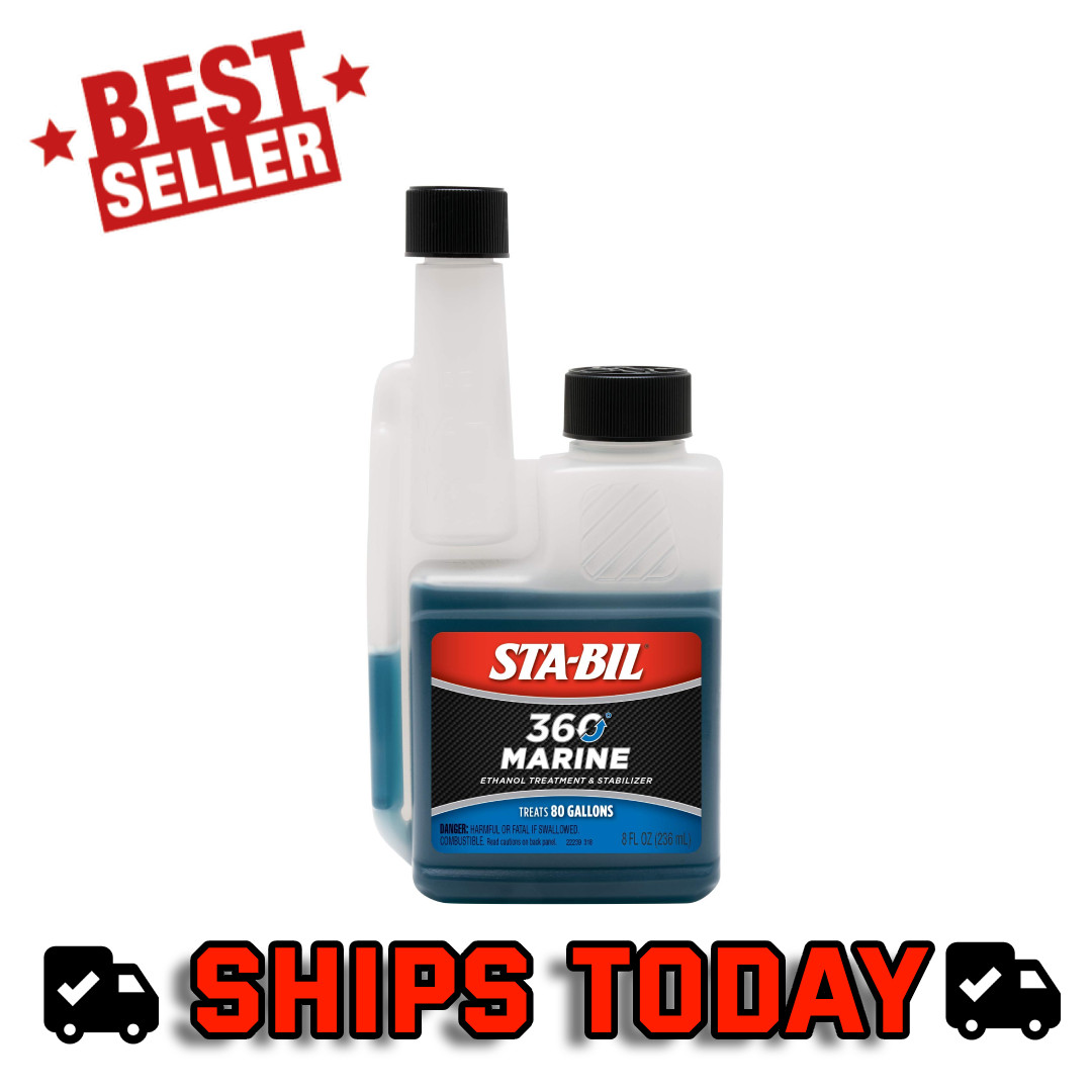 STA-BIL 360 Marine Ethanol Treatment and Fuel Stabilizer - 8 oz (Model 22240)