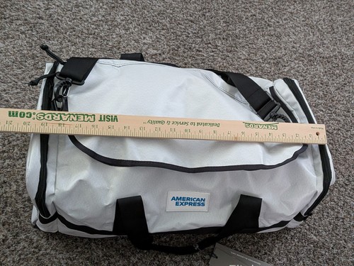 Rareform Duffel Bag - California Weekender Billboard Vinyl NWT American Express - Picture 9 of 15