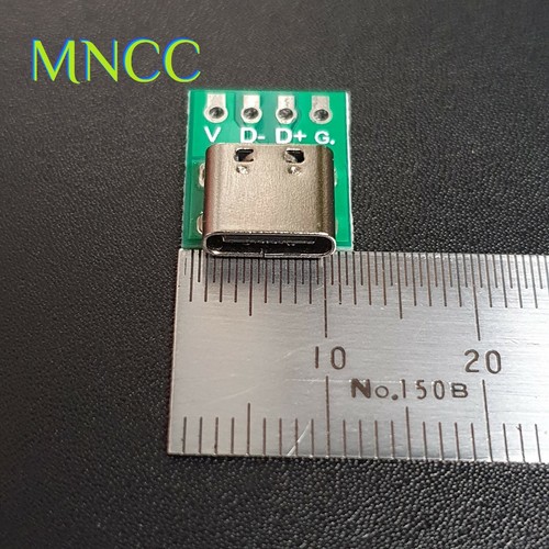 Type C USB 2.0 16 Pin to 4 Pin DIP PCB Breakout Board 5V Power Supply Module - Picture 5 of 9