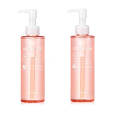 TONYMOLY Wonder Apricot Seed Deep Cleansing Oil 190ml + 190ml | Make-up Entfe...