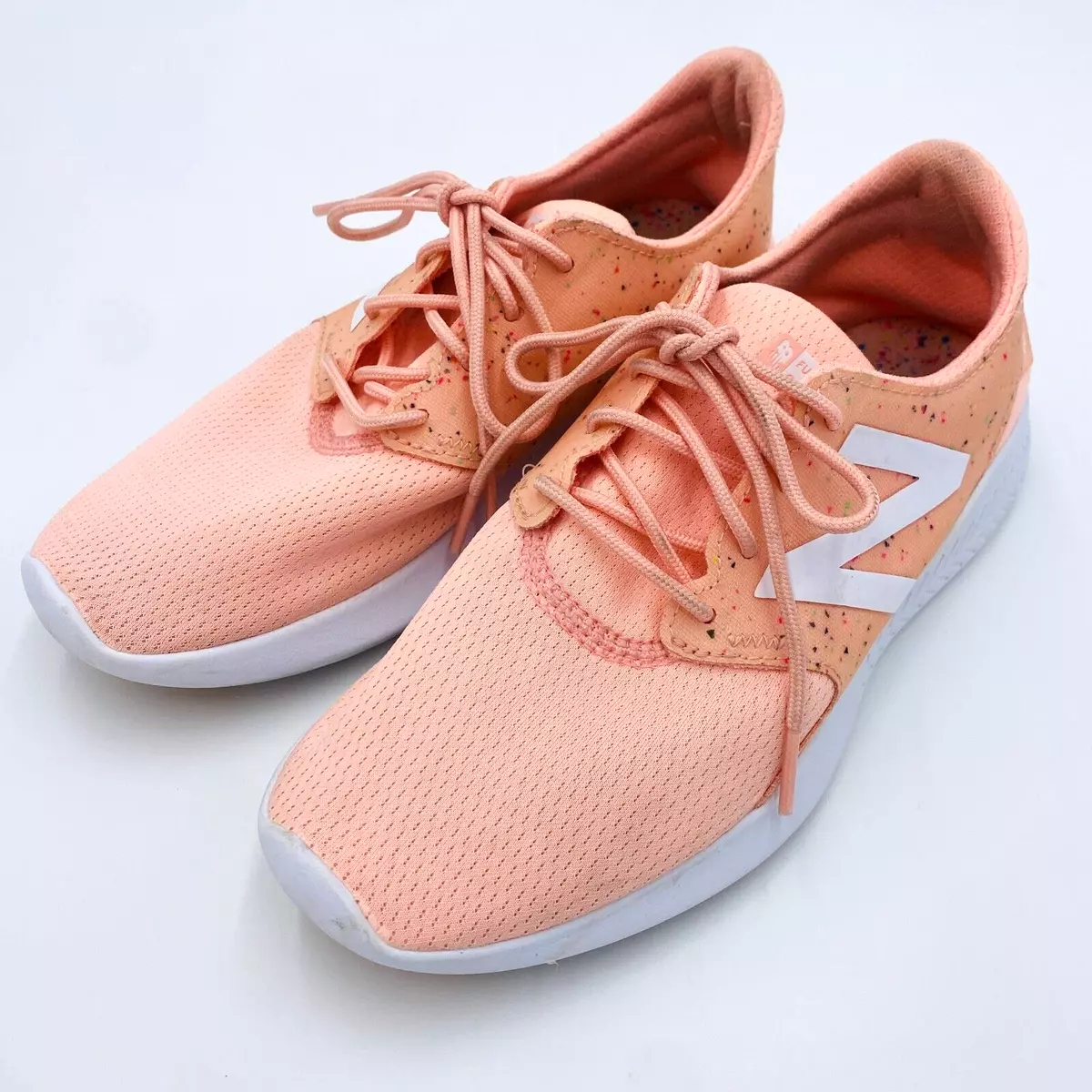 New Balance Himalayan Pink Confetti Coast Girls Sneaker Size 5