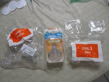 Dr. Browns 3 New Packages Baby Bottle Nipples Level 2's  Level 3 NIP 14 total