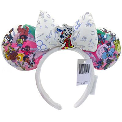 100Years Disney-Parks Special Moments Music Band Leader Mickey Ears Headband New