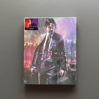 John Wick: Chapter 3 (Blu-ray) Steelbook Full Slip A Nova Media **See Pics