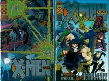 X-MEN ALPHA & OMEGA - 2-pack - 1995 - both ch...