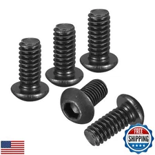 DTGN 1/4"-20x5/8 Button Head Socket Cap Screws - 30Pack - Good for Road Bicyc