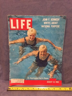 Life Magazine August 22, 1960 ''U.S. Record-breakers Head For Olympics''
