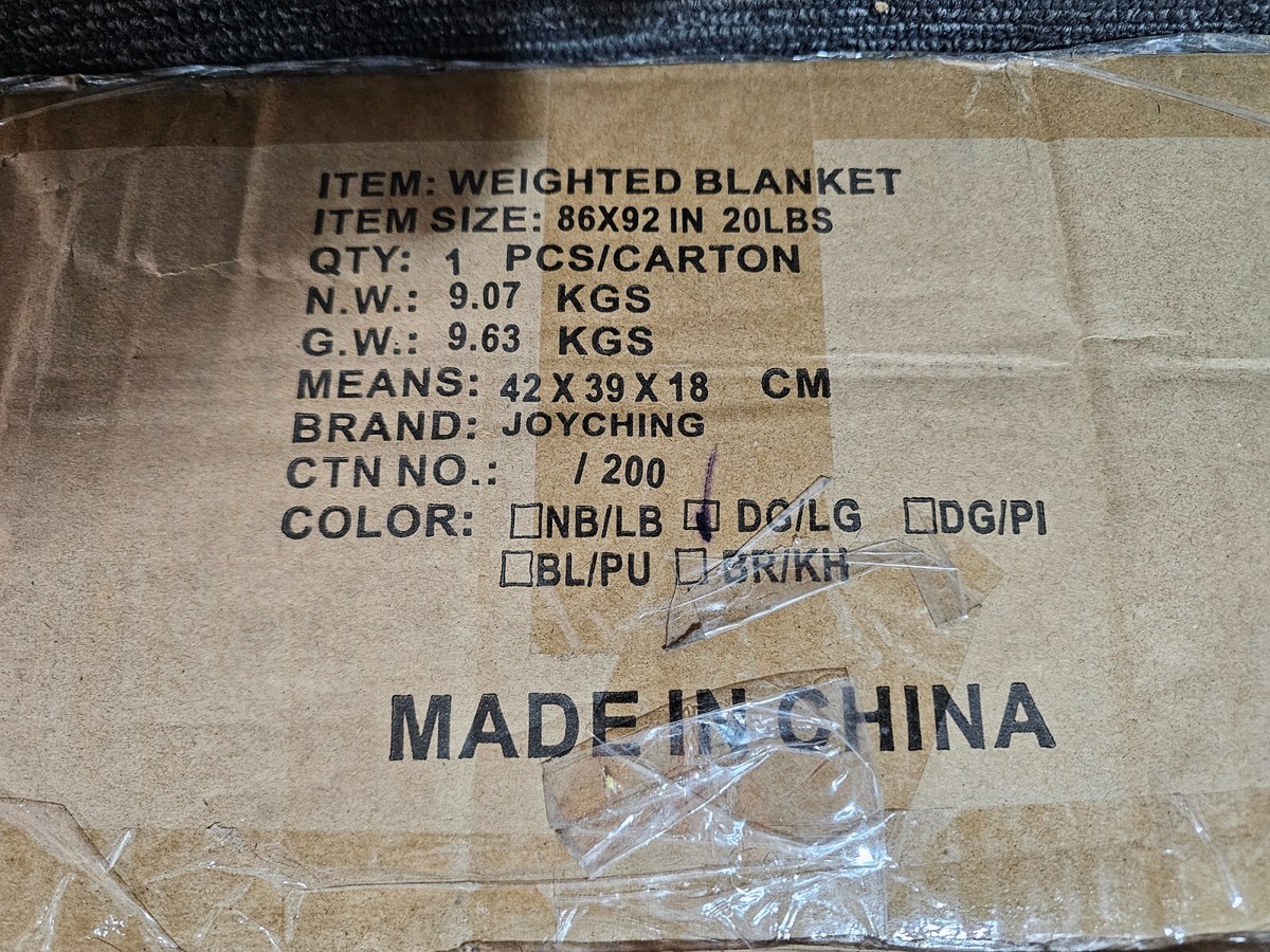 Joyching Quilted Cooling Weighted Blanket 86