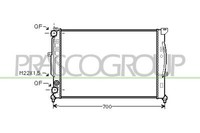 Prasco KüHler WasserküHler MotorküHler Aluminium FüR Audi A4 8D2 B5 8D5 4B C5 VW