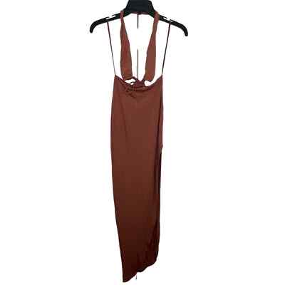 Rumer The Label x Revolve Amber Resortwear Gia Halter Maxi Dress XS | eBay