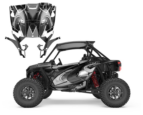 2019 2023 Polaris RZR 1000XP TURBO S graphic decal kit 24 mil racing vinyl #3715 - Picture 12 of 15