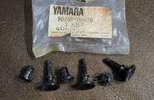 NOS OEM YAMAHA RIVET SPECIAL SHAPE SET OF 3 YT125 YT175 TRI-MOTO 90269-06026