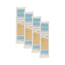 DeLallo Spaghetti Pasta, 1 lb. Bag, Classic Style, Imported from Italy (4-Pack)