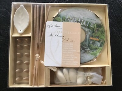 Carolina Time For Your Spa Essentials Soothing Calmer Set CD/12 Incense/4 Stones
