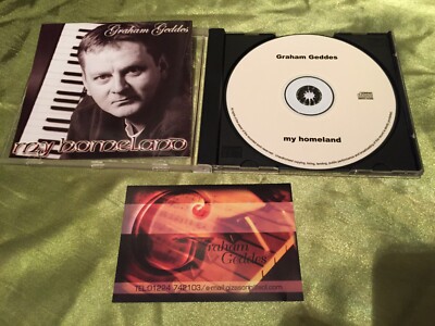 GRAHAM GEDDES - MY HOMELAND - GIZASONG 2002 SELF-ISSUED CD SIGNED WITH NOTECARD