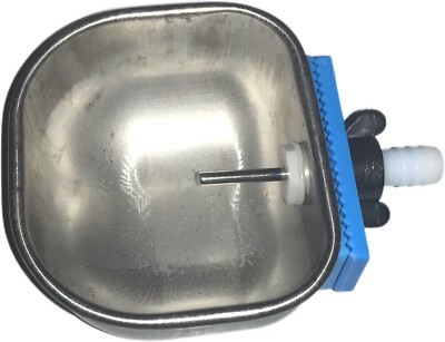 10 Pack Large Stainless Steel Rabbit Watering Cup Bowl Farm