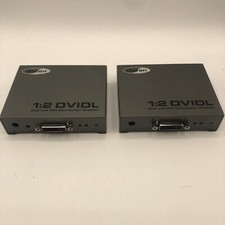 LOT OF 2 GEFEN EXT-DVI-142DL DISTRIBUTION AMPLIFIER - 1:2 DVIDL MODULES