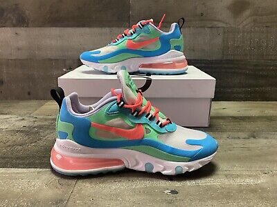 Nike Air Max 270 React Blue Green Pink White (AT6174-300) Women's Size 6 | eBay
