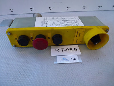 Control Element 2 Push Buttons + Emergency Stop + Rotary Switch