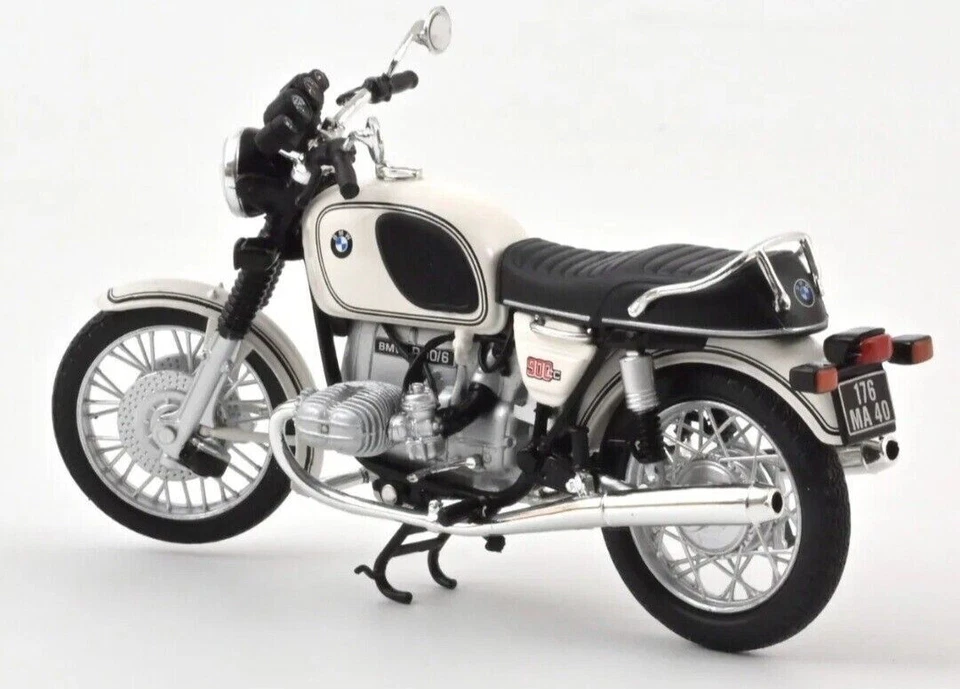 Norev BMW R90 R 90 Modell 1974 weiß white, 1:18 Artikel 182036 - Bild 3 von 4