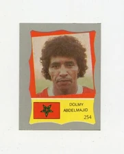 #TN24409 DOLMY ABDELMAJID 1986 Reyauca SILV ER VARIANT Rare Sticker