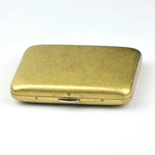 High Grade Collectable Vintage Solid brass / copper cigarette case holder