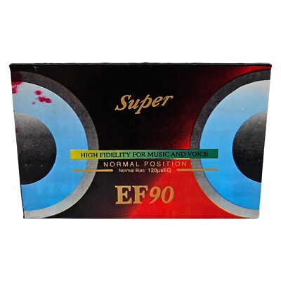 Super EF90 MC Kassette Leerkassette Tap NEU und OVP