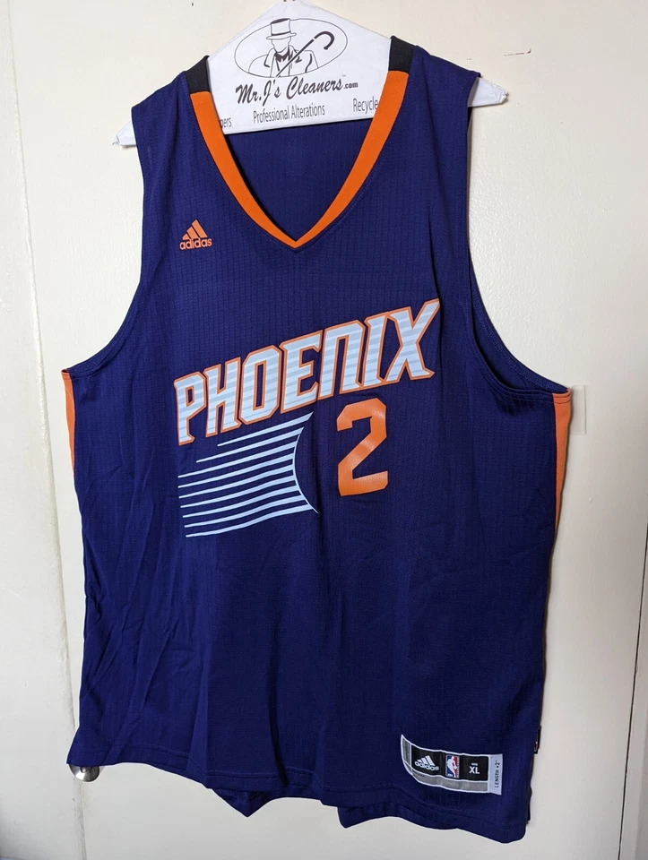 Phoenix Suns Eric Bledsoe #2 Signed Autographed Adidas Jersey Purple Orange XL  - Image 4 of 4