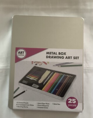 Metallbox Zeichnung Kunst Set