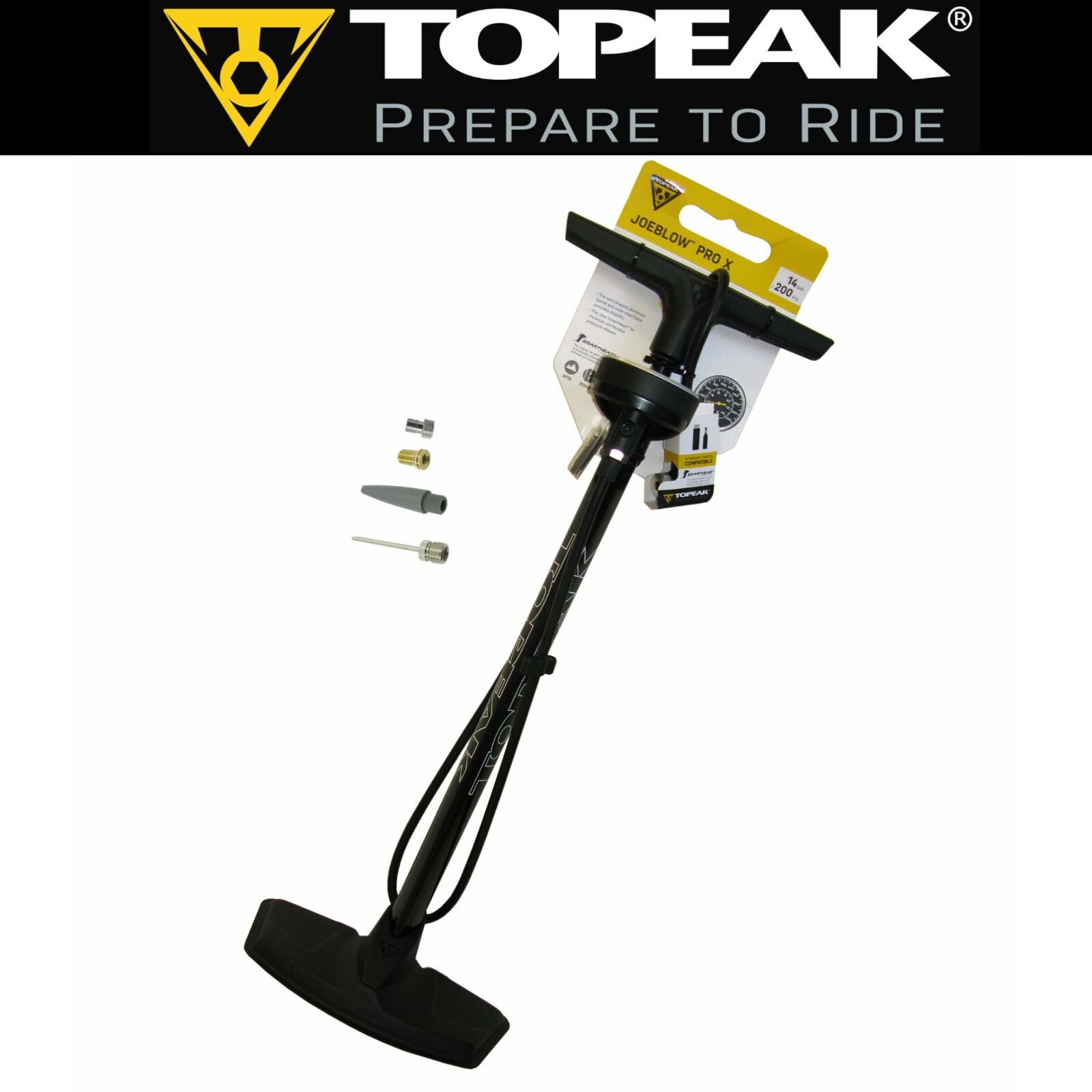 Topeak TJB-PRO3 X-II Joe Blow Bicycle Premium Floor Pump