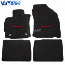 For 14-16 Scion Tc 2dr Black Floor Mats Carpet Nylon Non-slip W Red Sport For 14-16 Scion Tc 2dr Black Floor Mats Carpet Nylon Non-slip W Red Sport