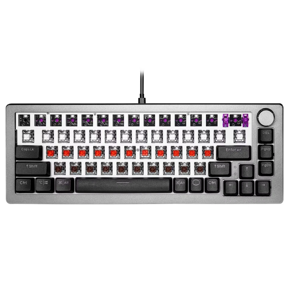 Cooler Master CK720 65% Mechanical Keyboard White Switches Space Grey - Image 3 of 4