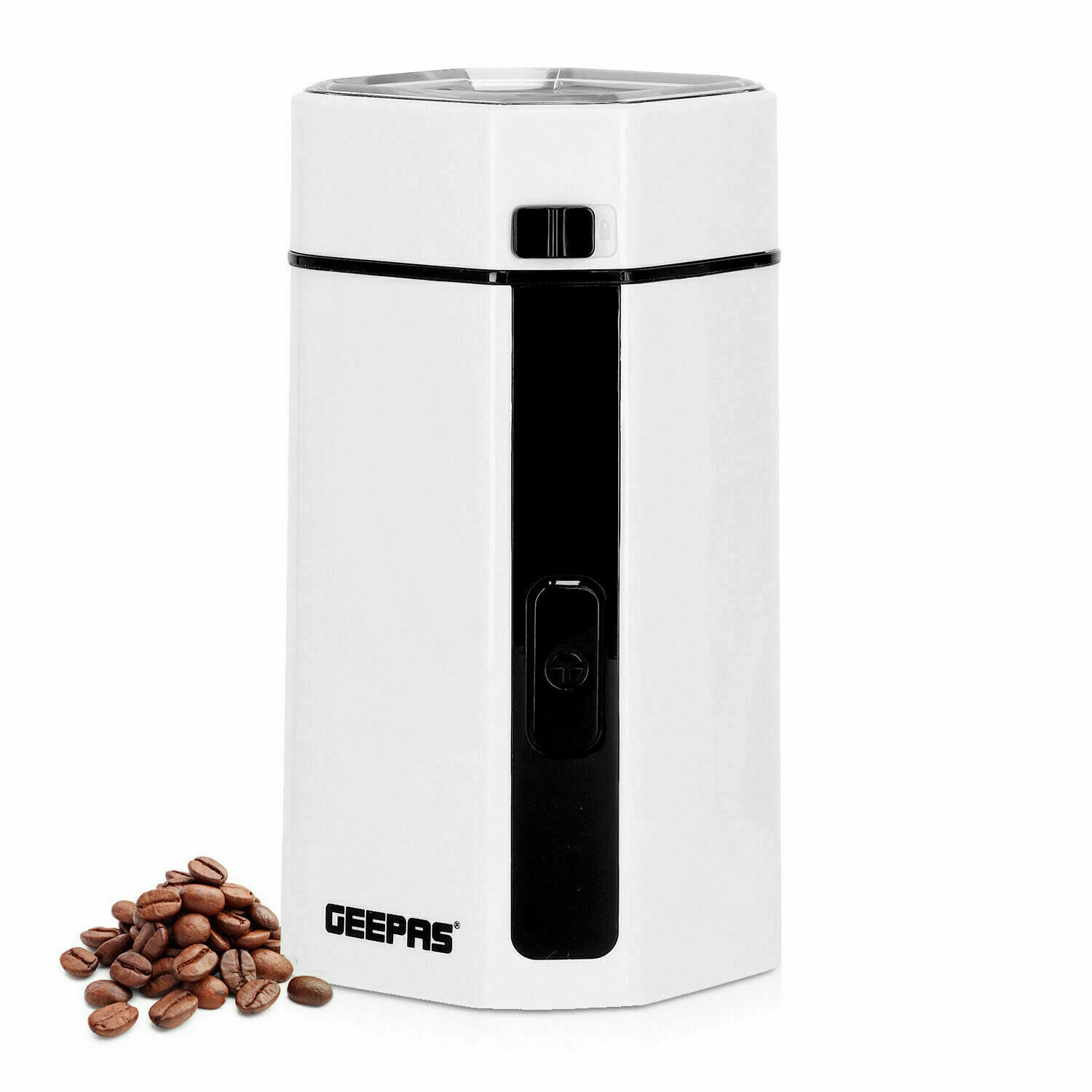Electric Coffee Grinder Machine Milling Bean Nut & Spice Grinder 150W Geepas