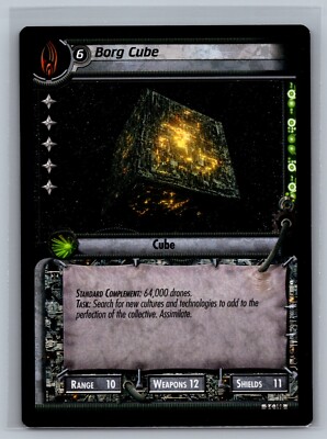 Star Trek 2E CCG Borg Cube #3 C 198 Common TCG