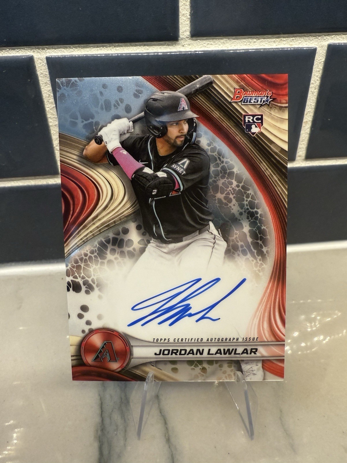 2024 Bowman’s Best Jordan Lawlar Auto Diamondbacks