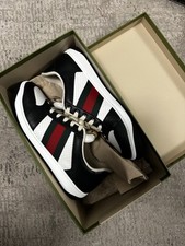 Gucci Screener Low Top Sneakers Mens Sz 10.5