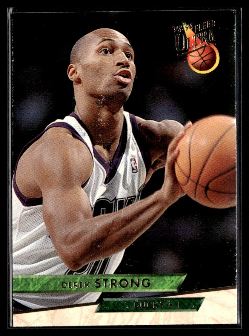 1993-94 Fleer Ultra Derek Strong Milwaukee Bucks #286