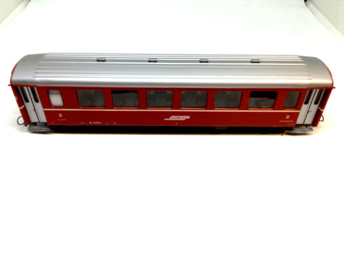 H0m Bemo RhB PERSONENWAGEN 2.Kl. B 2454 in EVP  3255 124 für Berninastrecke | Zustand: Neu