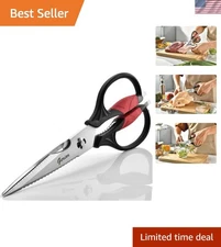 Comfort Grip Come Apart Kitchen Shears - 9.25 Inch Heavy Duty Utility Scissors