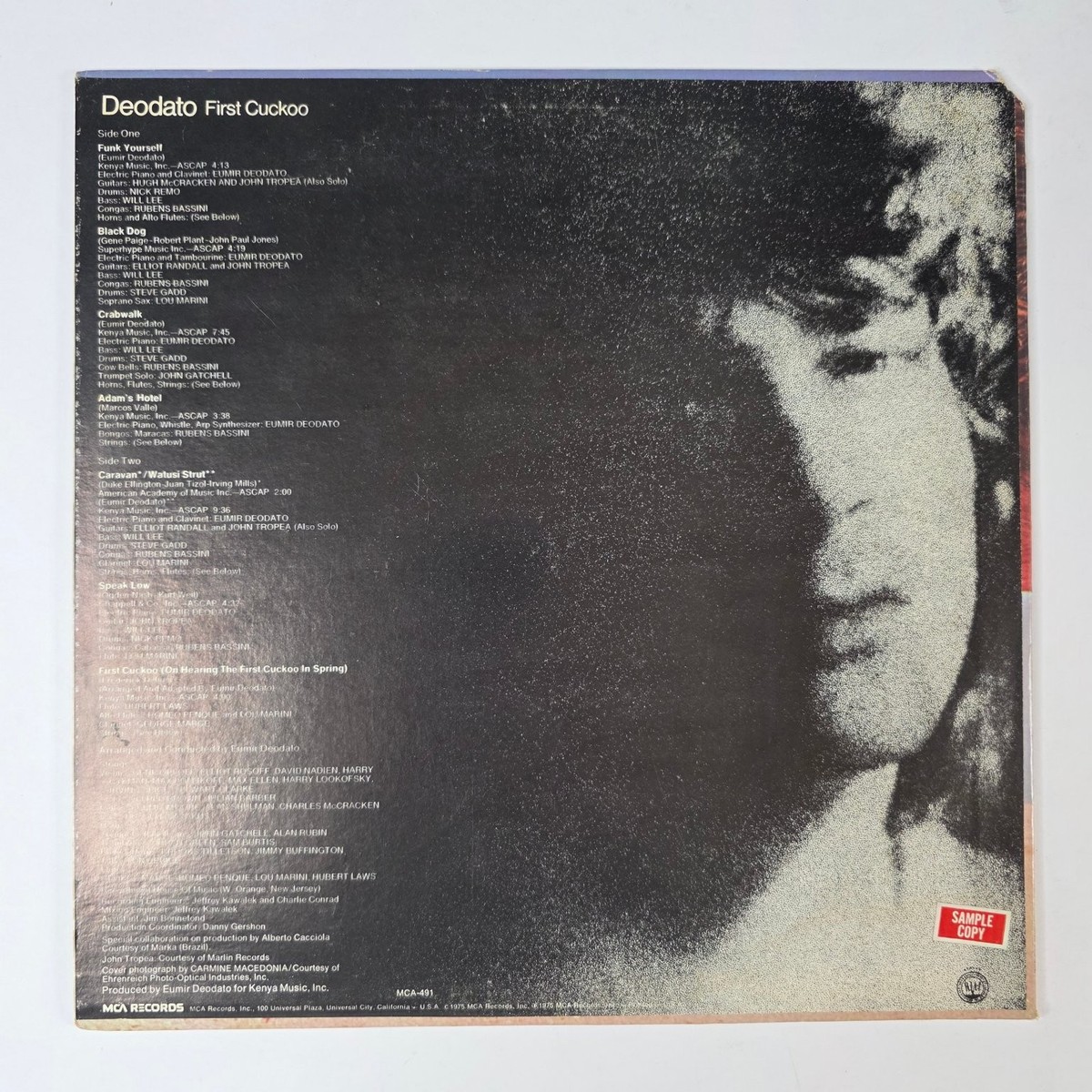 Deodato – First Cuckoo LP Record 1975 MCA Jazz Funk Soul 33 RPM