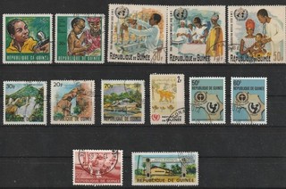 Republic of Guinea stamps Small collection Used